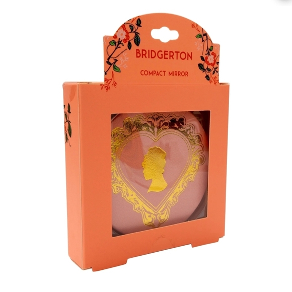 Bridgerton Compact Mirror with Gold Accents NWT - Picture 4 of 6